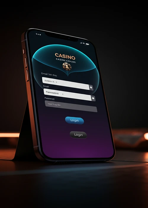 Gedetailleerde weergave van de inlogpagina van Voltslot Casino met velden voor e-mailadres en wachtwoord, en knop voor wachtwoordherstel.